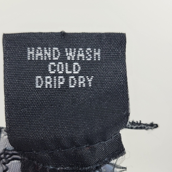 Angie denim dress with red and white star pattern bottom size m - Picture 12 of 12